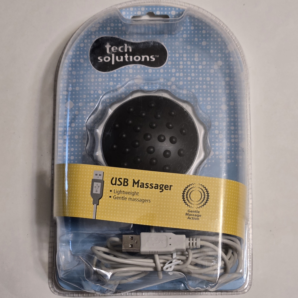 Tech Solutions Black USB Massager